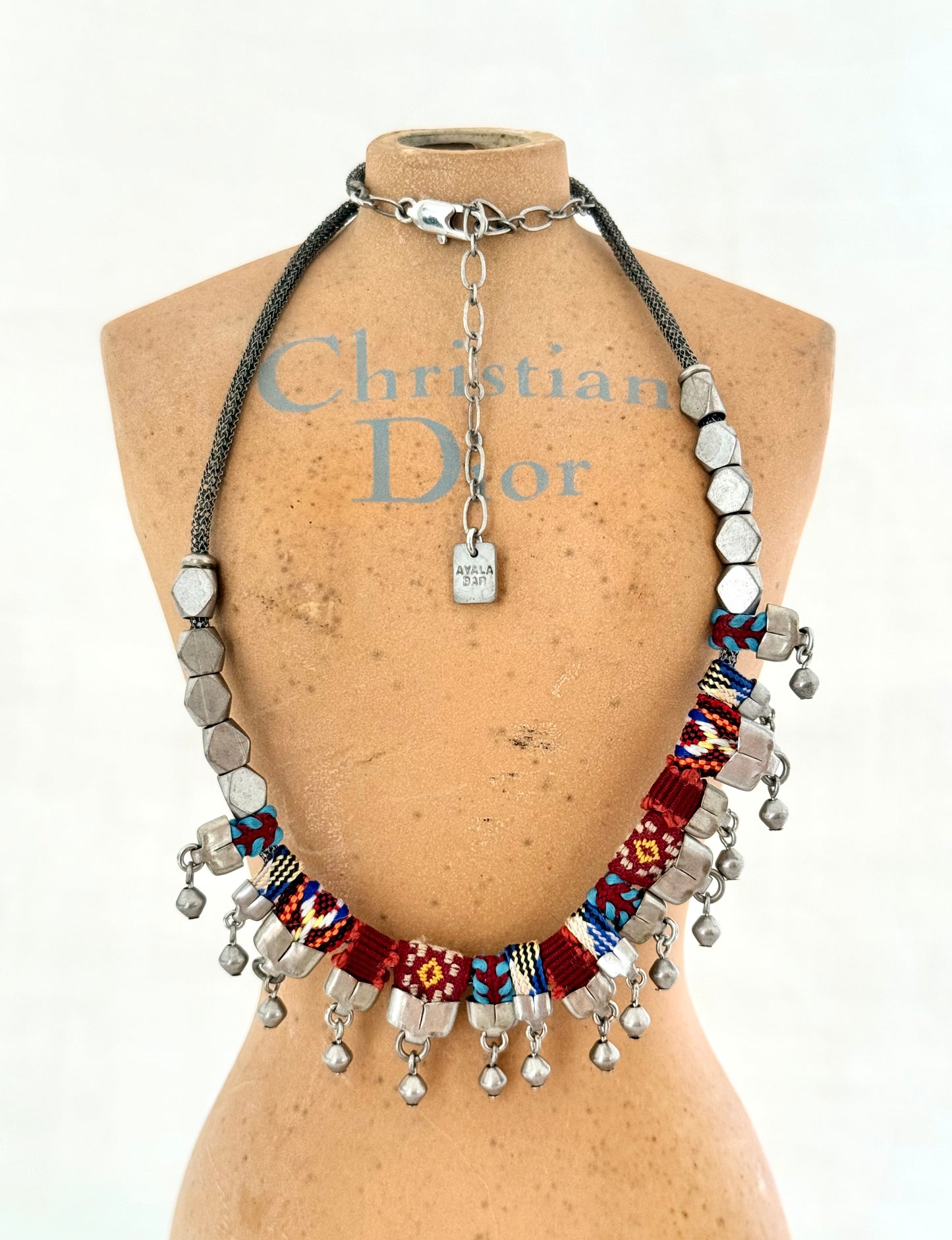 .2000s Ayala Bar Designer AYALA BAR INDIAN GUIRLANDE, VIOLETTA hand made necklace designer range