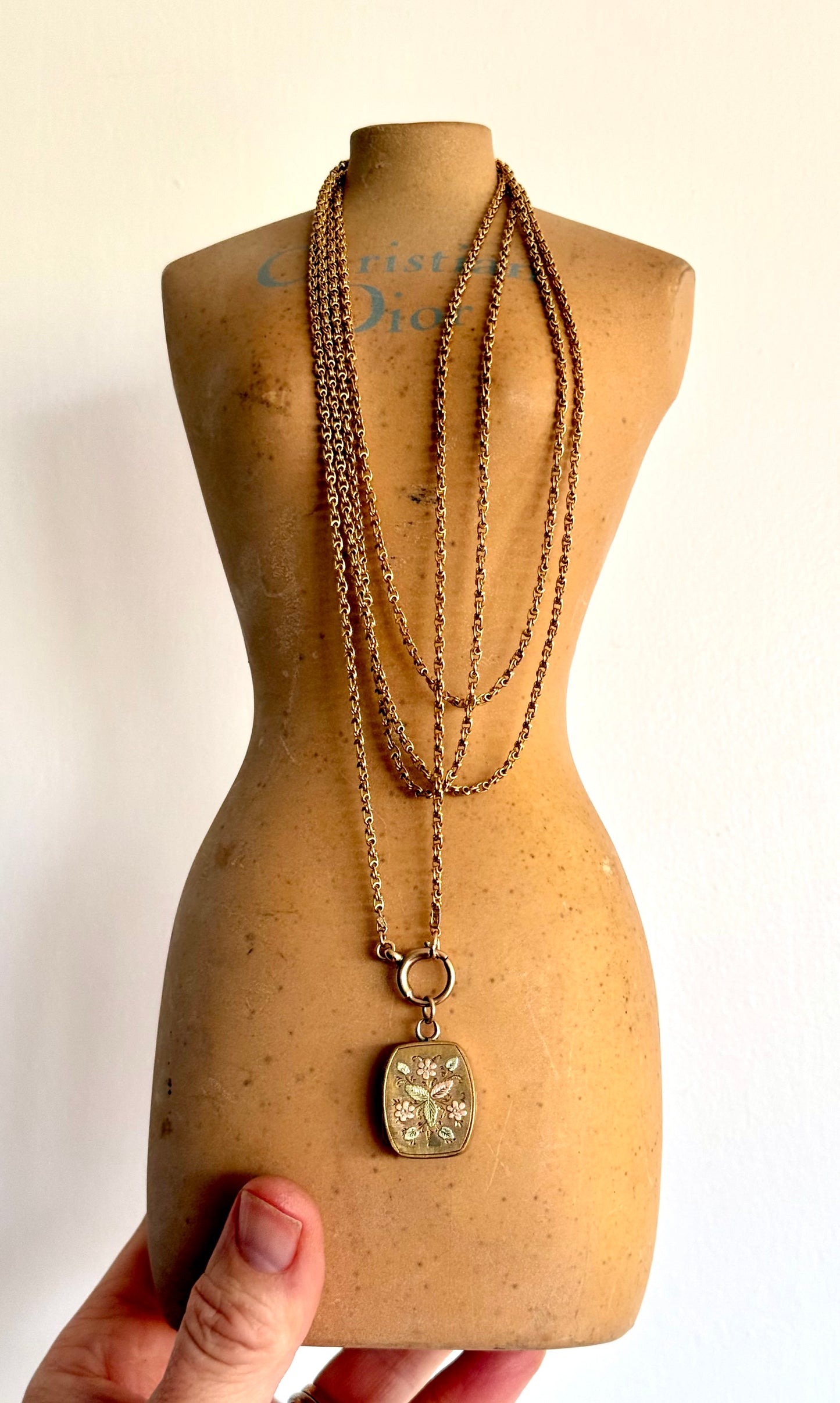 .146cm .1890s .1900s .9ct gold long antique rare and magnificent fancy link long chain guard muff chain longuard warm 9ct gold chain necklace