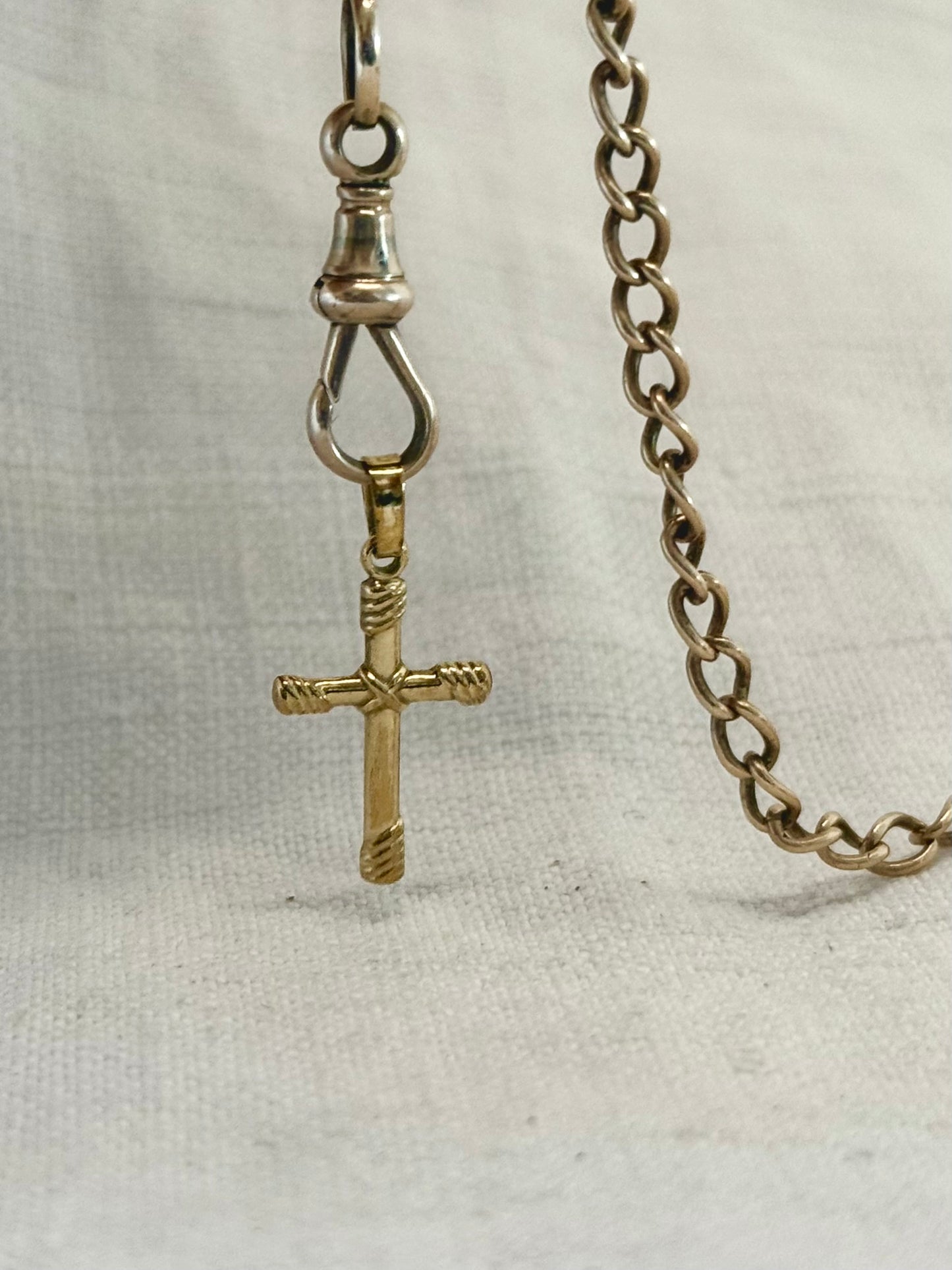 .375 cross pendant 9ct yellow gold faith token pendant