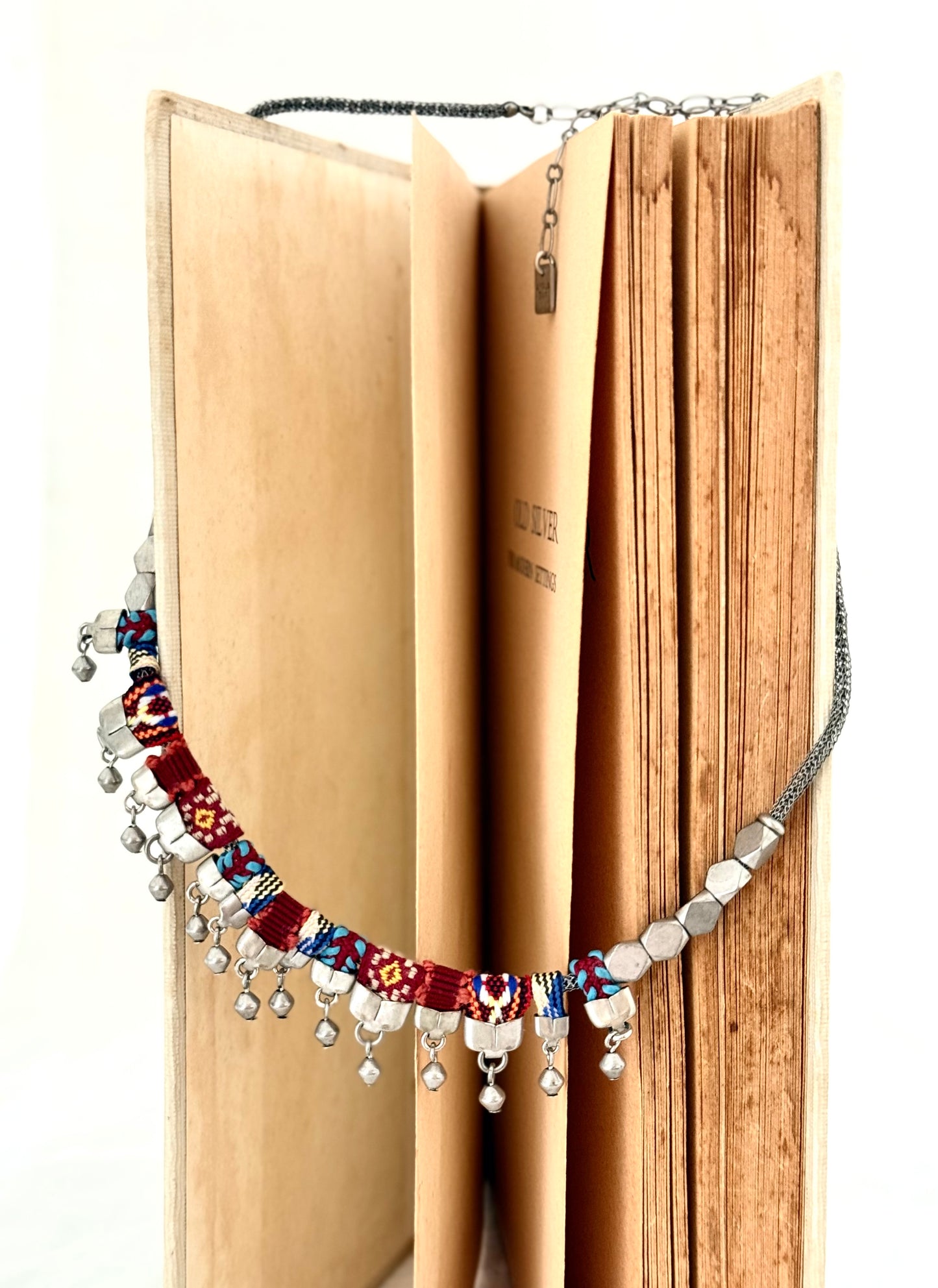 .2000s Ayala Bar Designer AYALA BAR INDIAN GUIRLANDE, VIOLETTA hand made necklace designer range