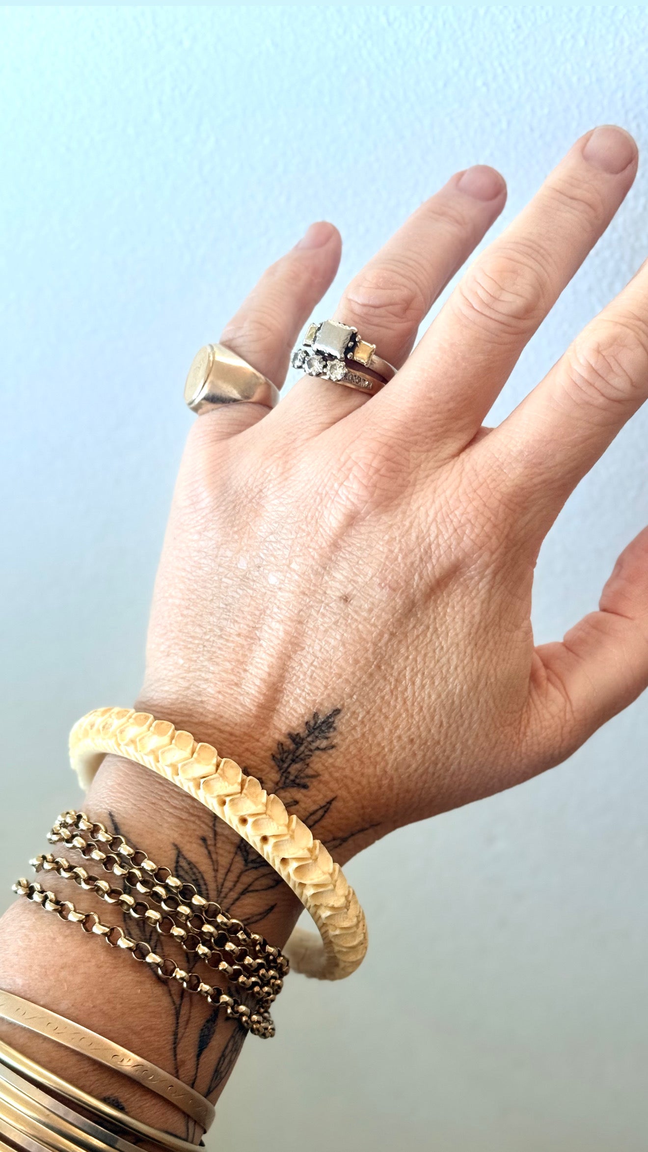 .1800s antique Victorian Romantic hearts love token pre ban ivory bone hand carved Victorian hearts finely pierced high detail carved ivory bone heirloom stack bangle