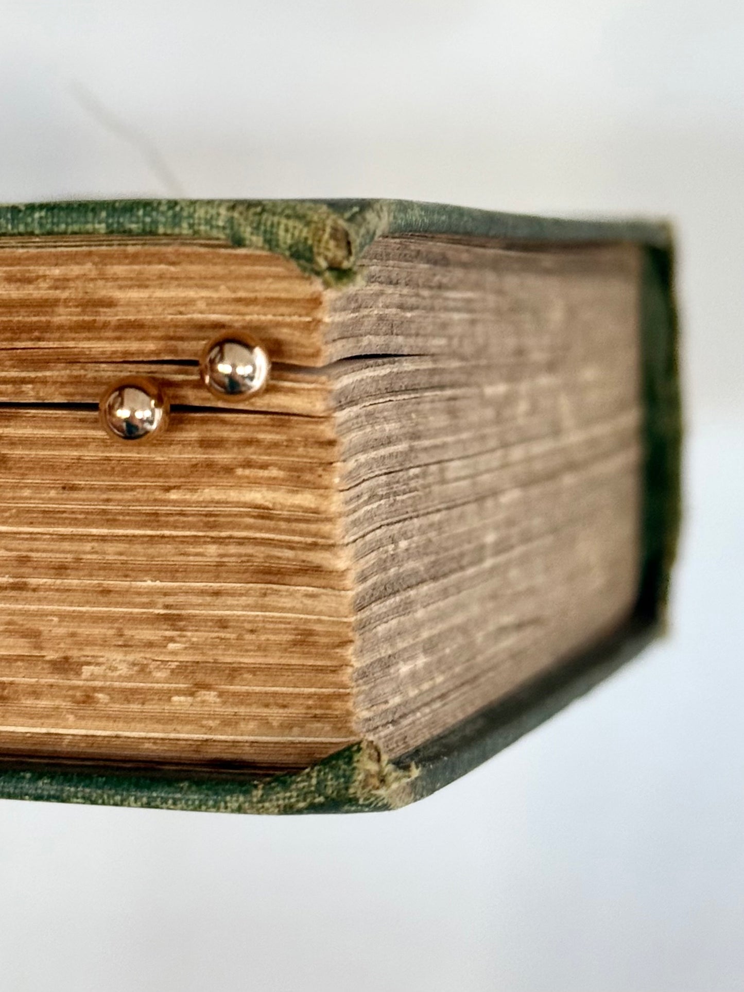 .375 .9ct ball studs classic round post stud push in yellow 9ct gold earrings