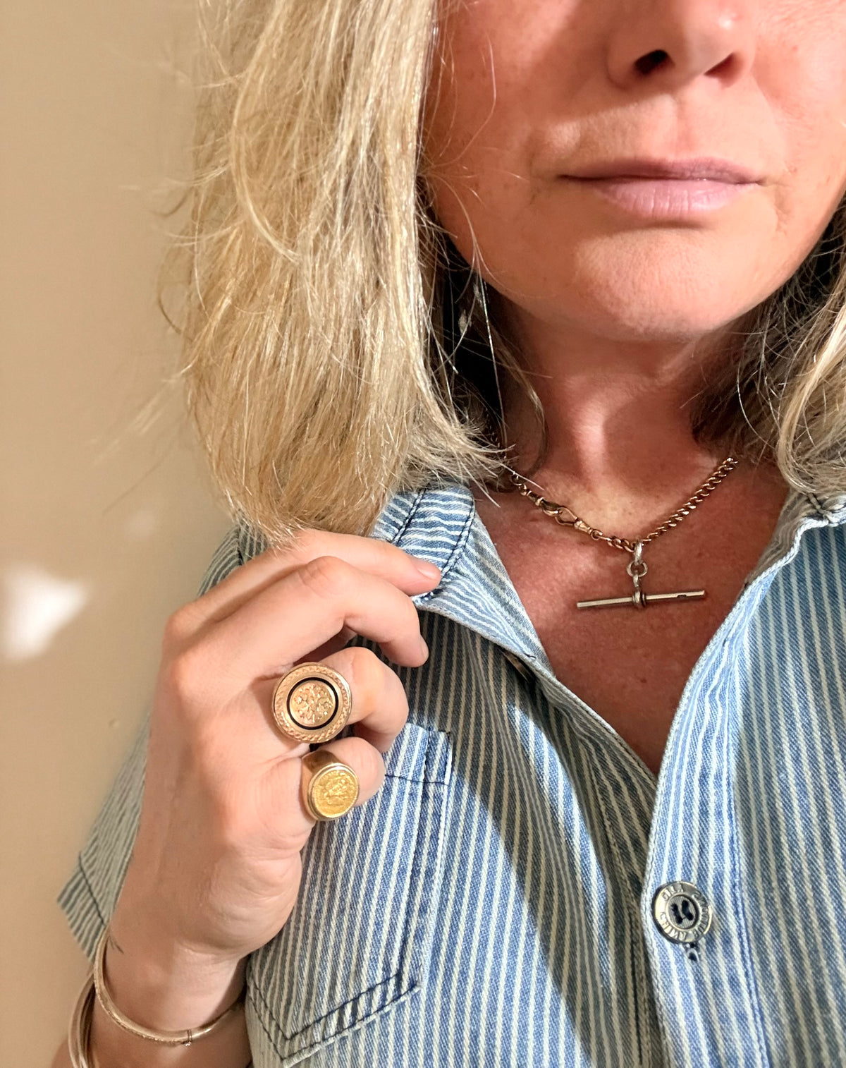 .1920 .375 .9ct antique desirable Edwardian graduated solid gold hallmark 375 gold fob chain necklace