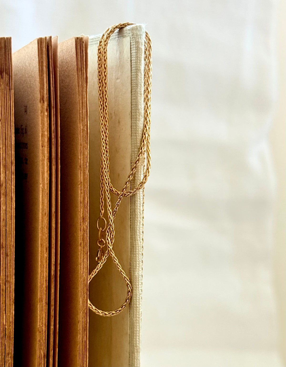 .375 .50cm .9ct fancy form Foxtail antique revival luxury Italian designer made yellow gold Rope weave link chain necklace