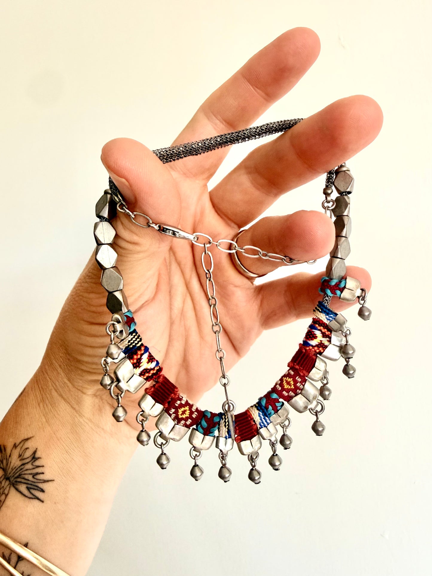 .2000s Ayala Bar Designer AYALA BAR INDIAN GUIRLANDE, VIOLETTA hand made necklace designer range