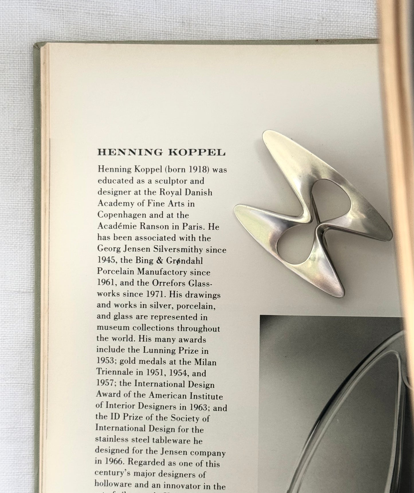 .1969 #369 .925 Georg Jensen rare Henning Koppel modernist silver collectors brooch