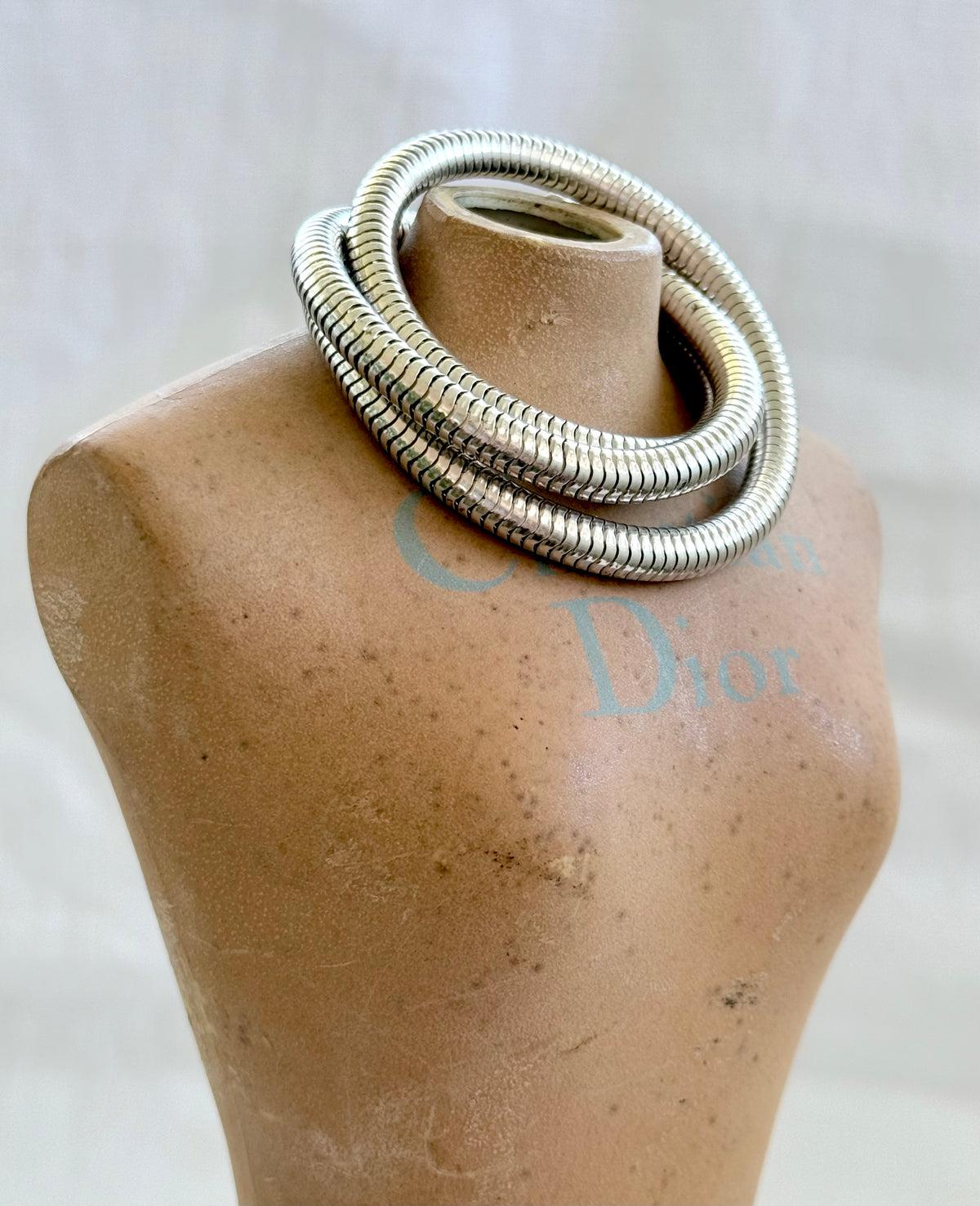 .6mm thick .925 chunky modernist super thick slinky sterling silver Italy snake chain necklace