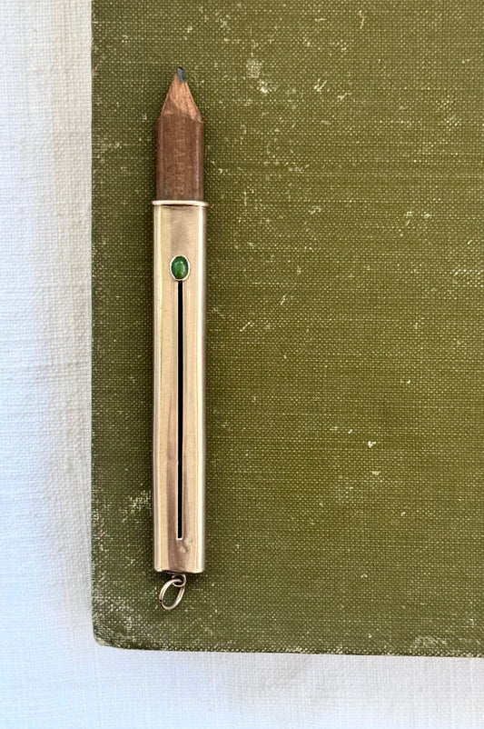 .1900s .375 .9ct antique rose gold slider Carpenter pencil