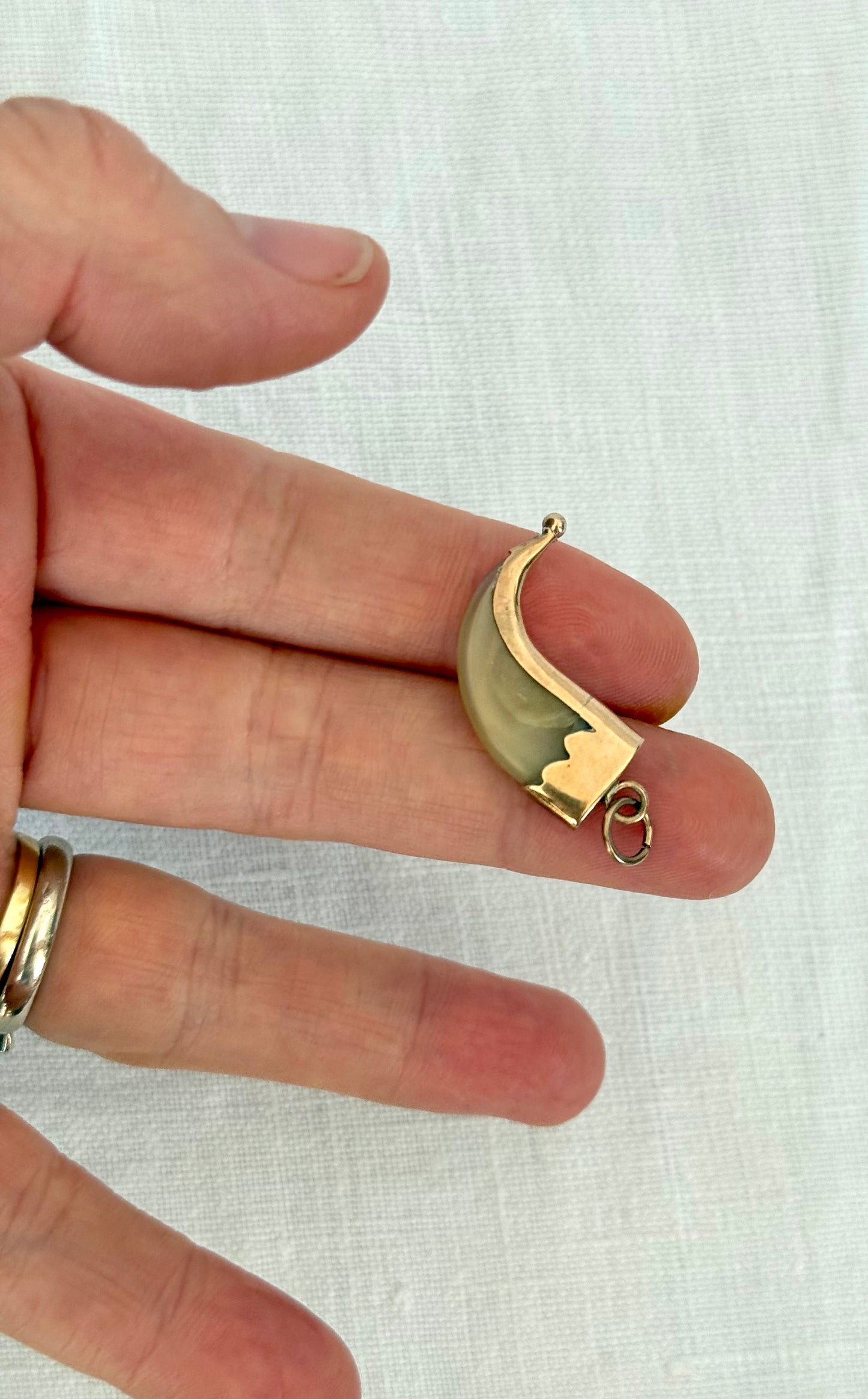 .1880s .375 .9ct gold true Victorian Antique Rare Find Lion Claw Tiger claw lucky talisman heirloom collectors treasure pendant