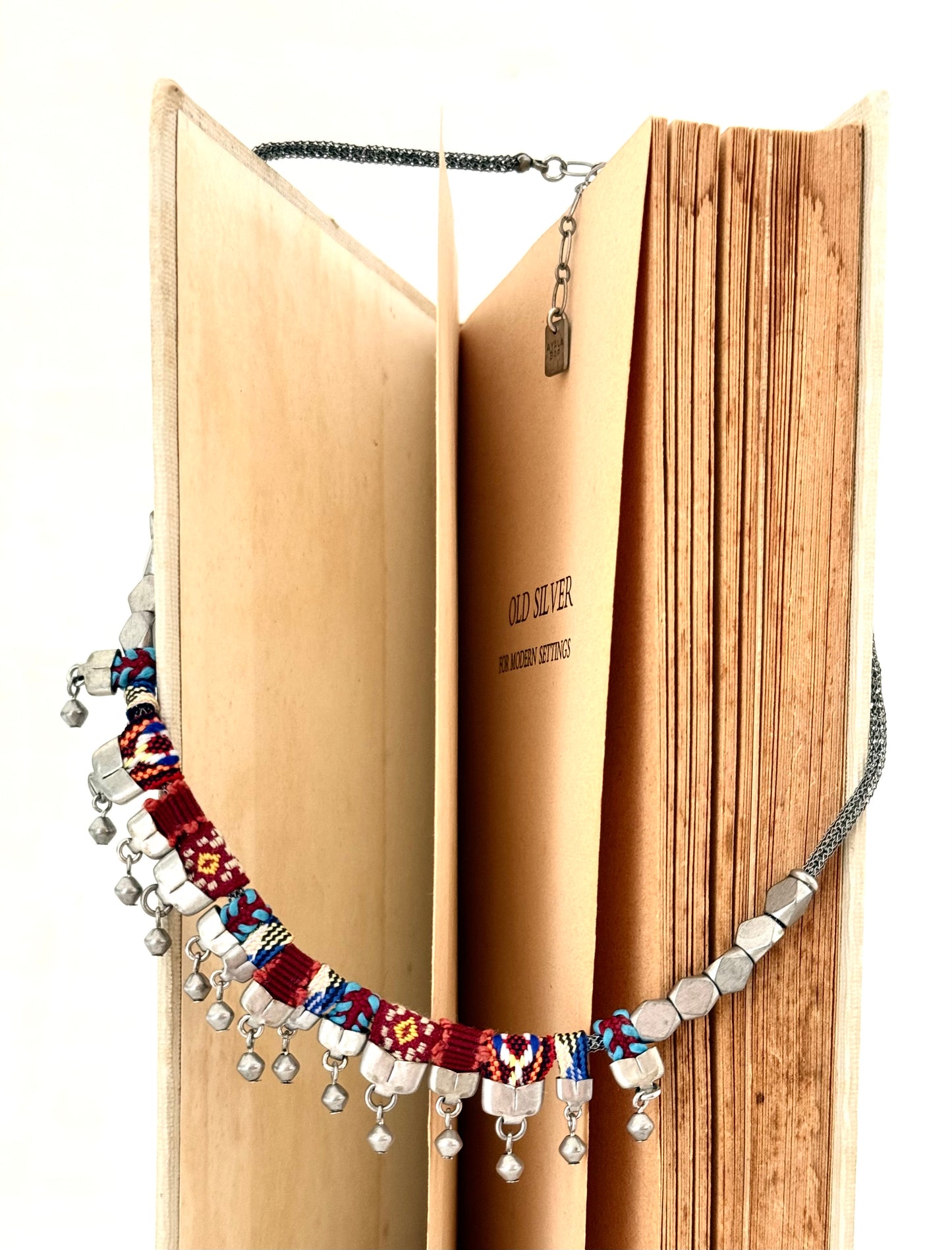 .2000s Ayala Bar Designer AYALA BAR INDIAN GUIRLANDE, VIOLETTA hand made necklace designer range