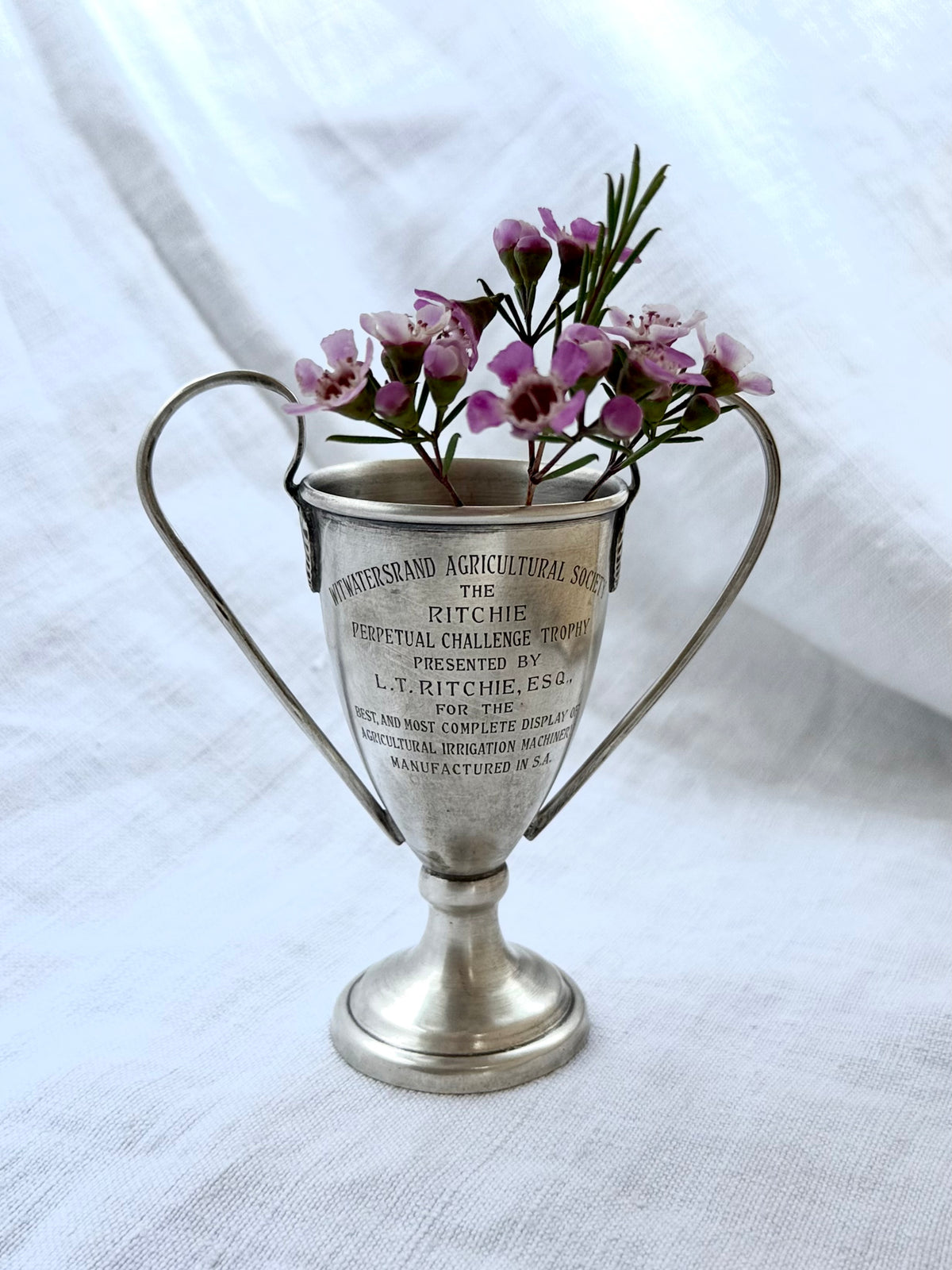 .1958 .925 Sterling Silver Witwatersrand Agricultural Show awards cup