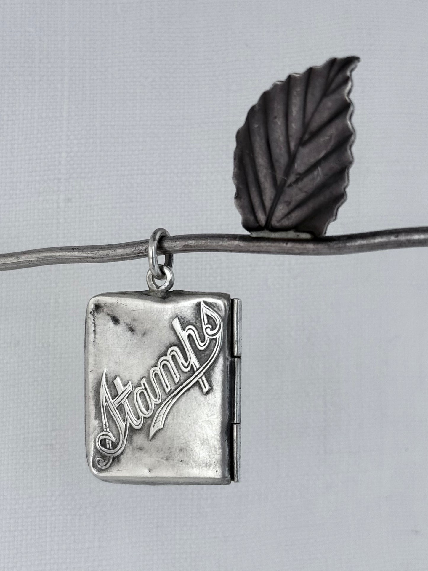 .1903 .925 antique Edwardian Chester hallmarked Chatelaine stamp envelope pendant