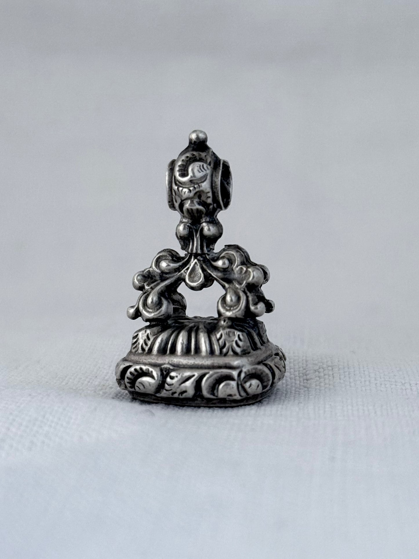 .1800s .925 antique Carnelian Wax Seal Fob Seal Georgian early Victorian era collectors Pendant