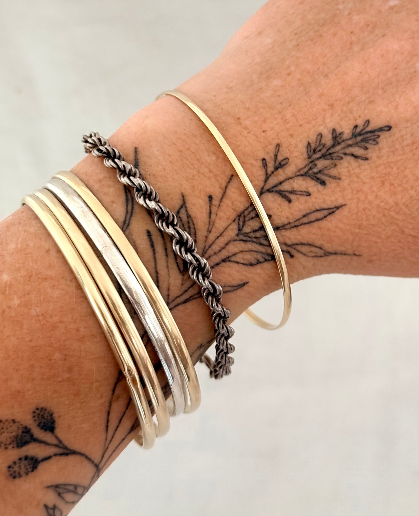 .18.5cm .925 rope weave chunky silver chain bracelet