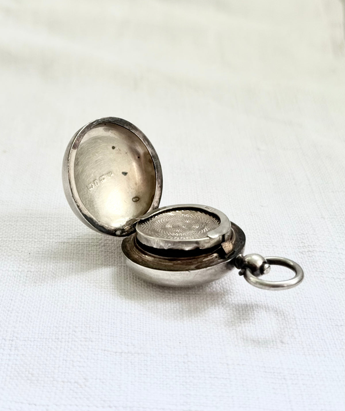 .1890 .925 antique Birmingham England historic exquisite early South African Victorian era hallmarked sterling silver Sovereign Chatelaine coin awards prize pendant