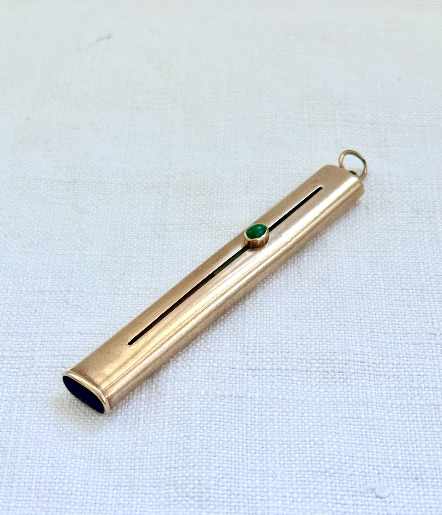 .1900s .375 .9ct antique rose gold slider Carpenter pencil