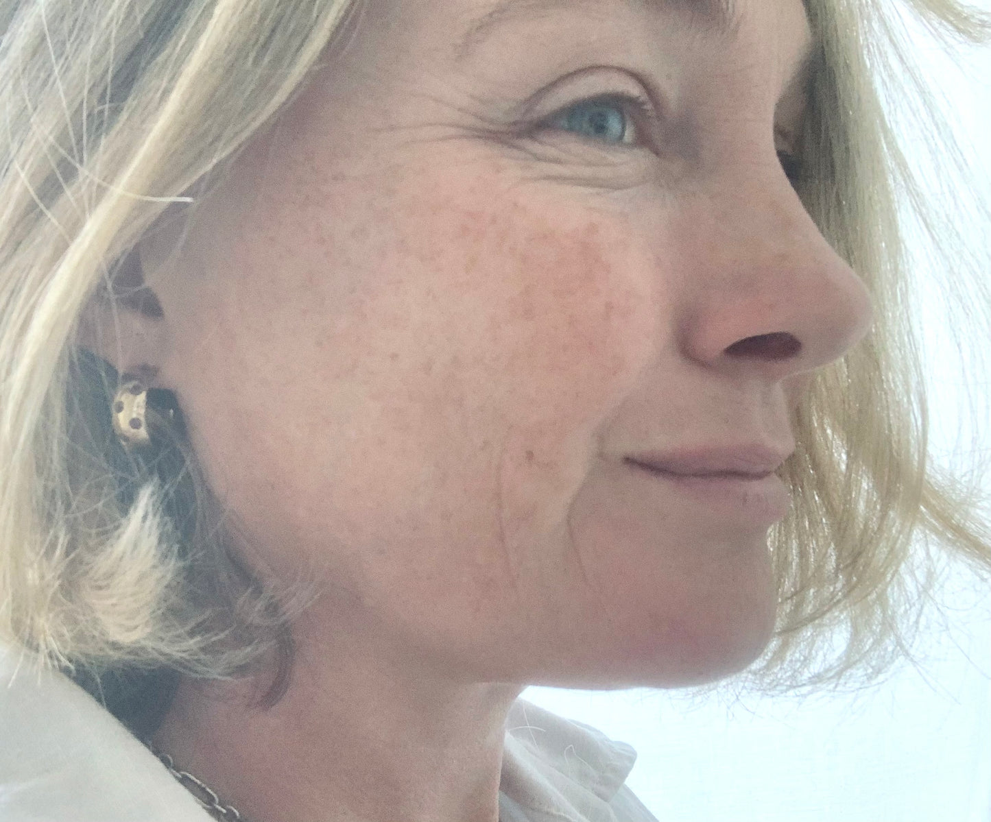 .375 .9ct yellow gold and Ruby gemstone rare studio made one of a kind inset hoop earrings