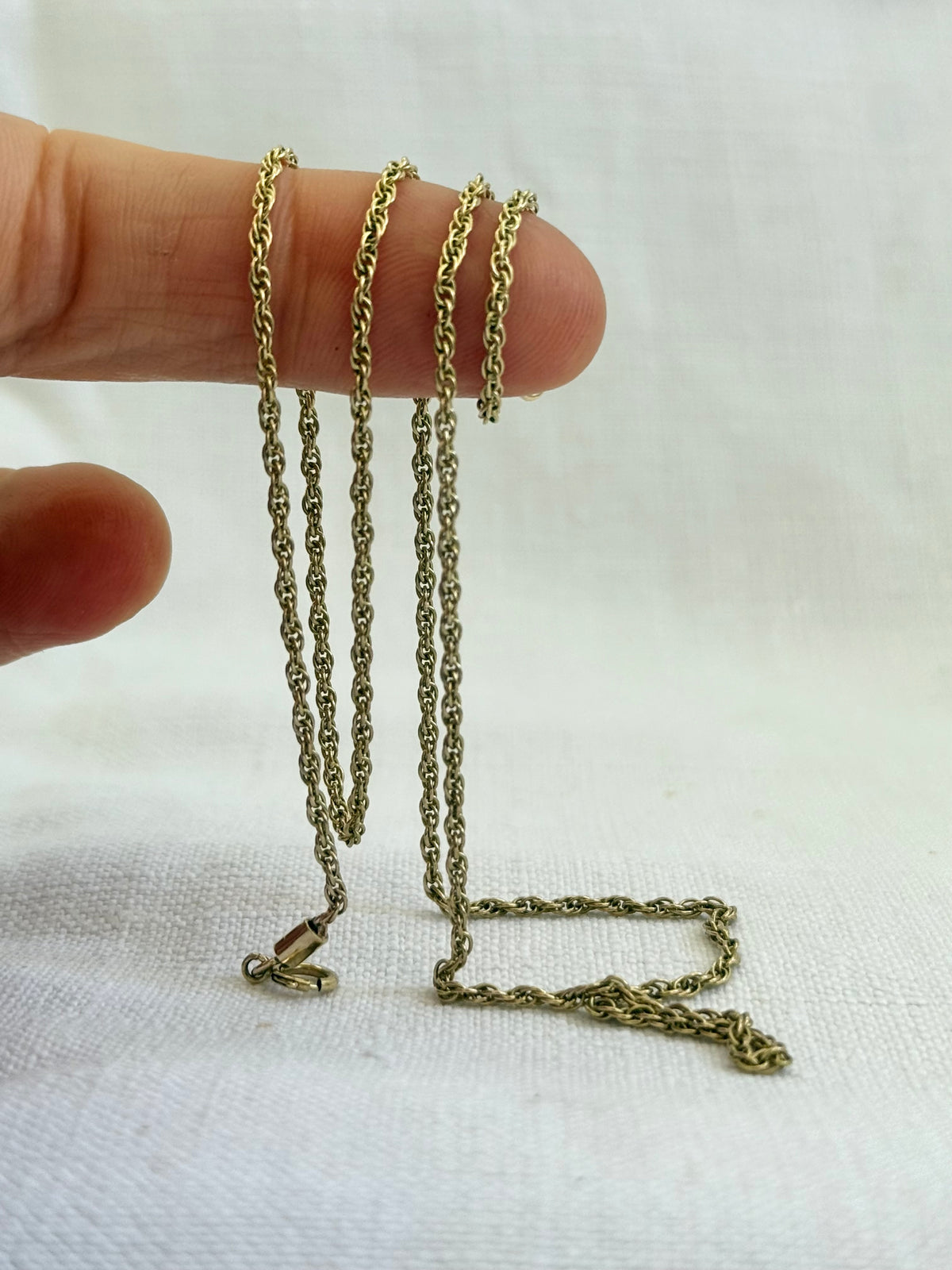 .1900s .375 .9ct fancy classic warm yellow gold multiple curb link chain weave Singapore link luxury yellow gold chain necklace