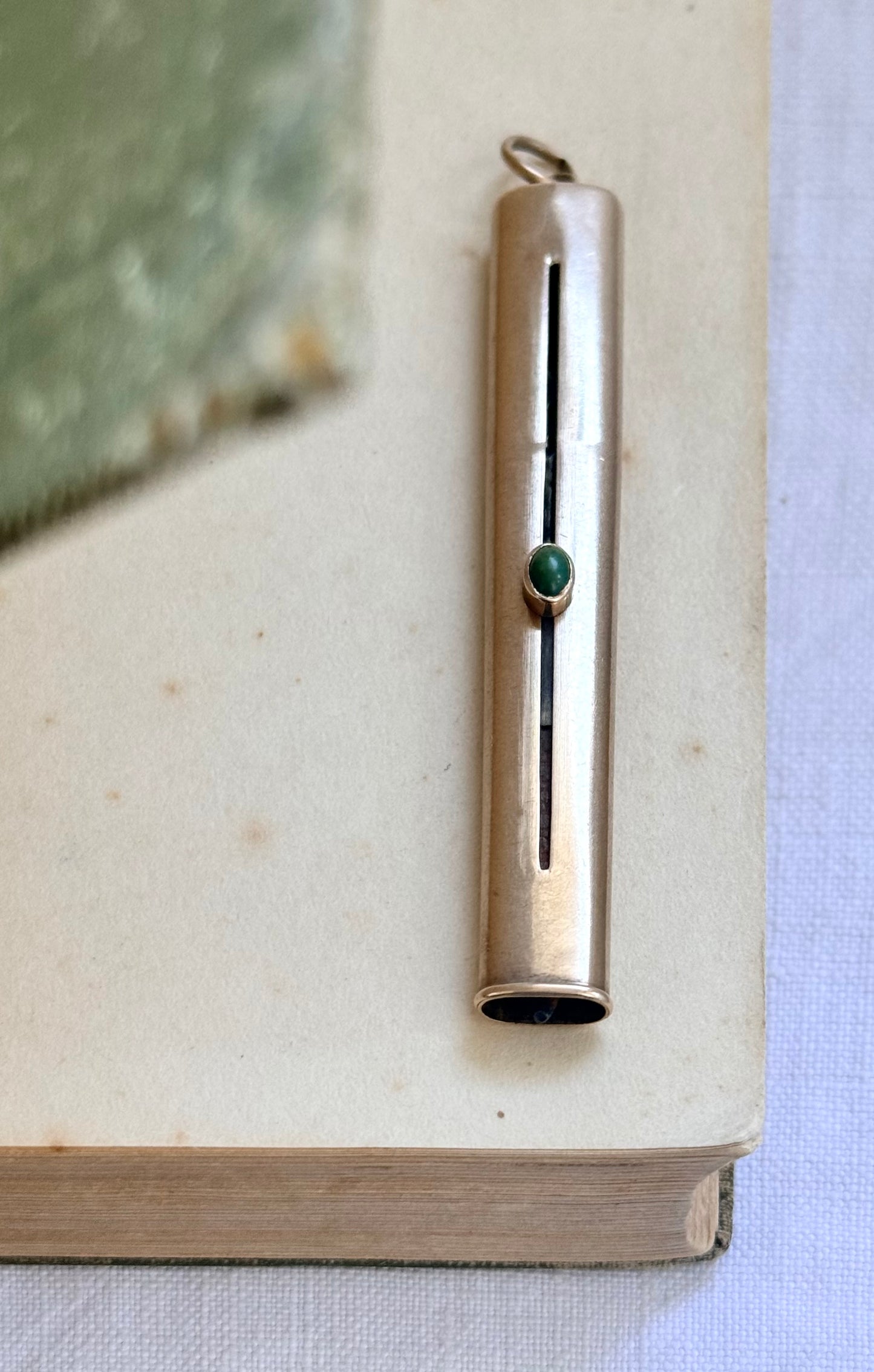 .1900s .375 .9ct antique rose gold slider Carpenter pencil