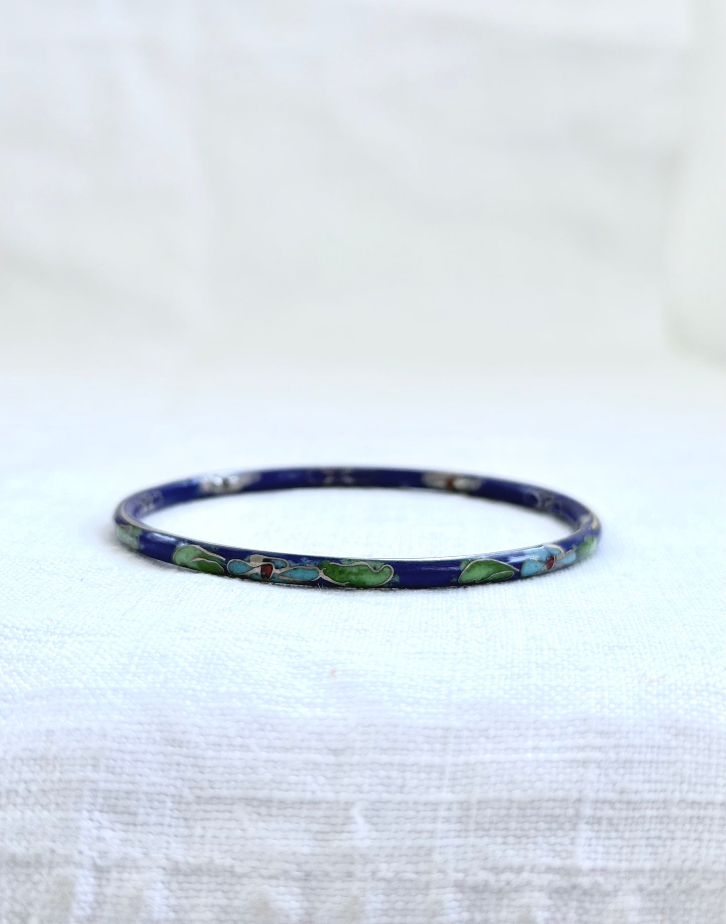 .1950s .1970s Cloisonné Chinese enamel vintage bangle