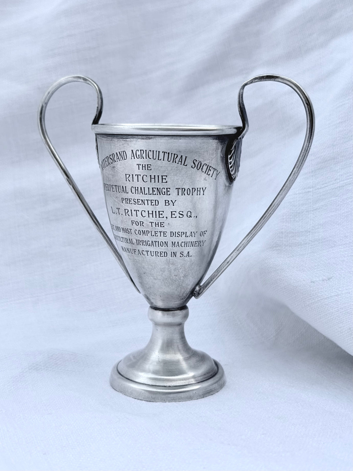 .1958 .925 Sterling Silver Witwatersrand Agricultural Show awards cup