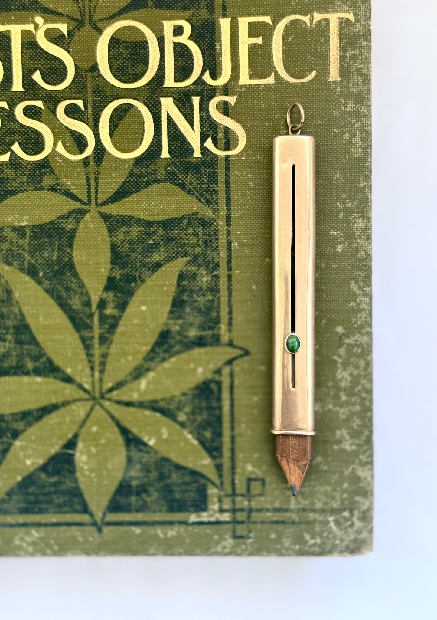 .1900s .375 .9ct antique rose gold slider Carpenter pencil