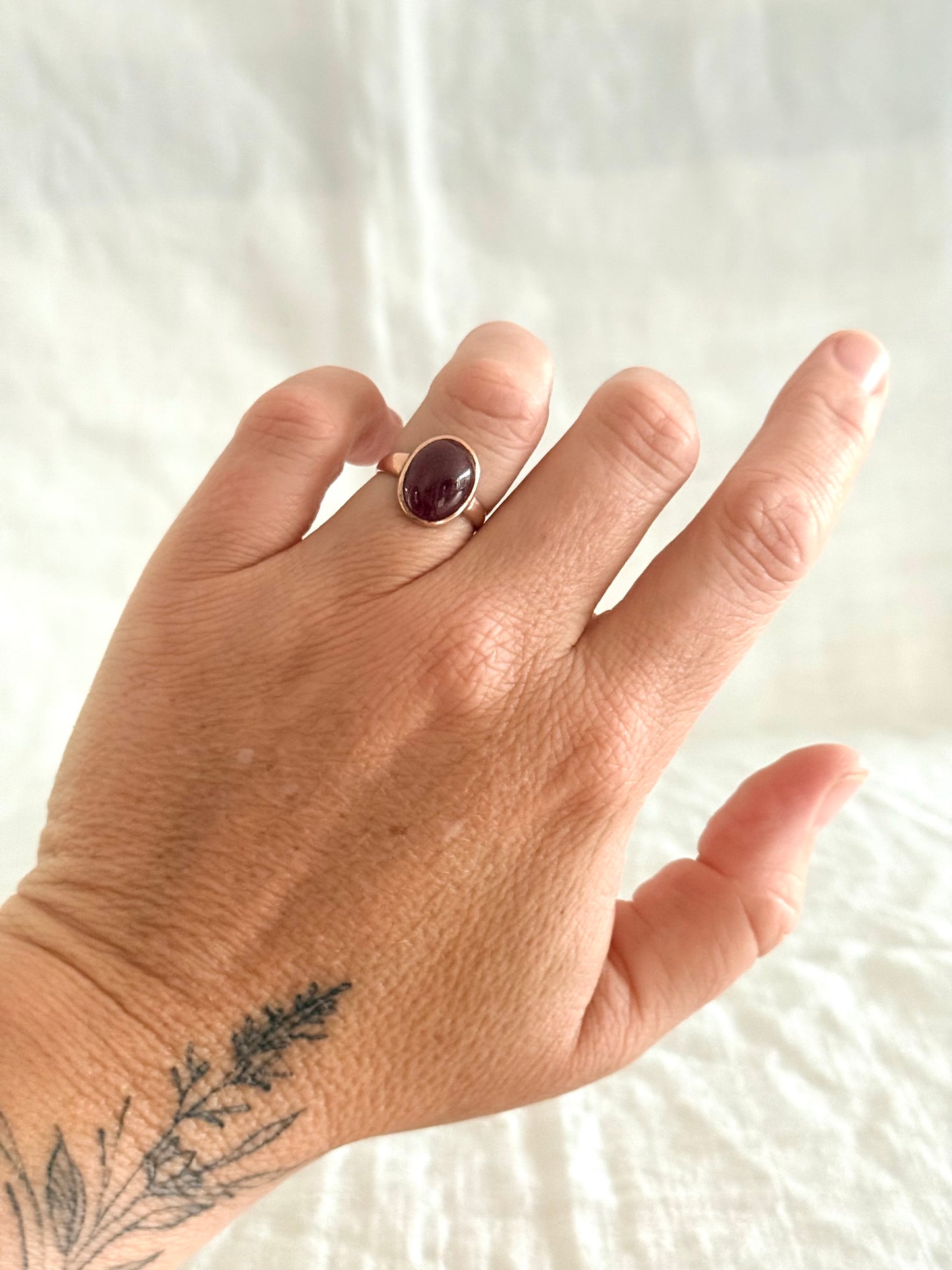 .15ct .1912 antique 3ct Pink Tourmaline cabochon gemstone treasured Chester England hallmarked 15ct gold high carat rose gold pink stone ring