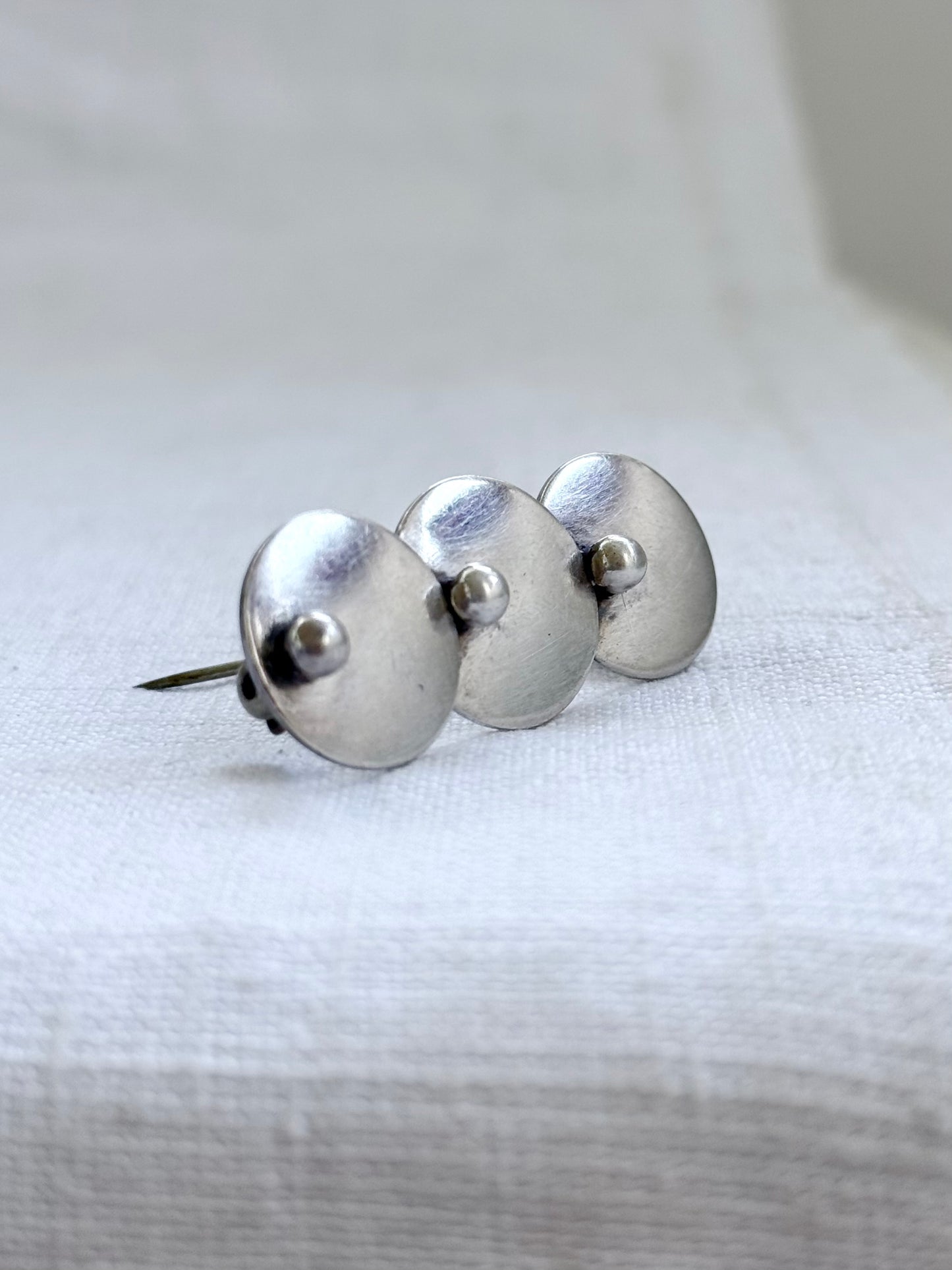 .1940s .1950s .925 Danish Scandinavian designer Niels Erik From designer Scandinavian Denmark MCM circular geometric circle bar brooch