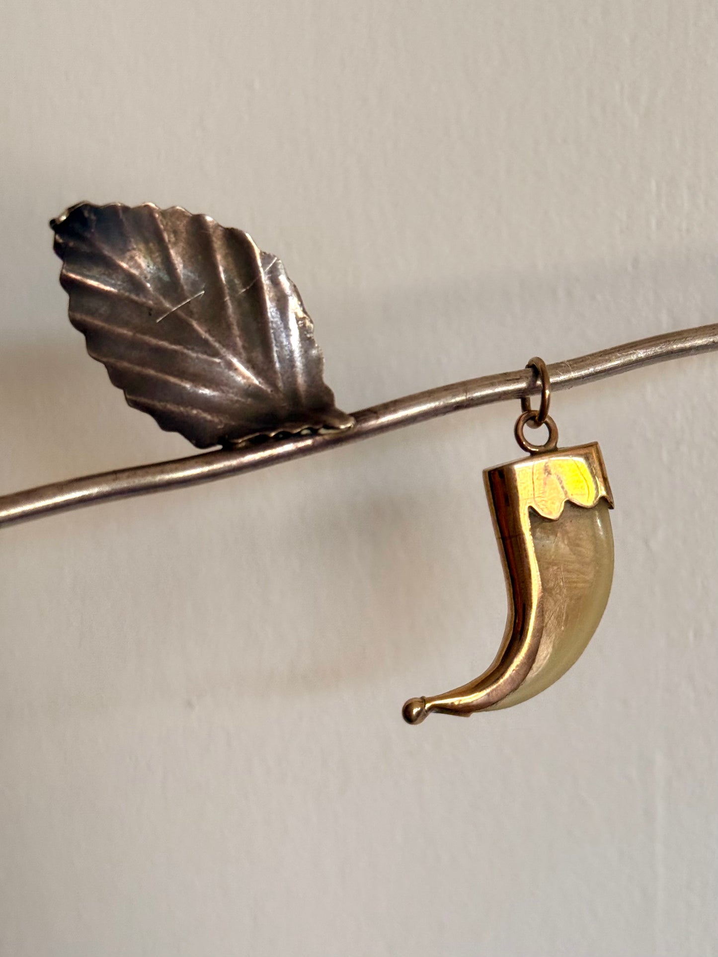 .1880s .375 .9ct gold true Victorian Antique Rare Find Lion Claw Tiger claw lucky talisman heirloom collectors treasure pendant