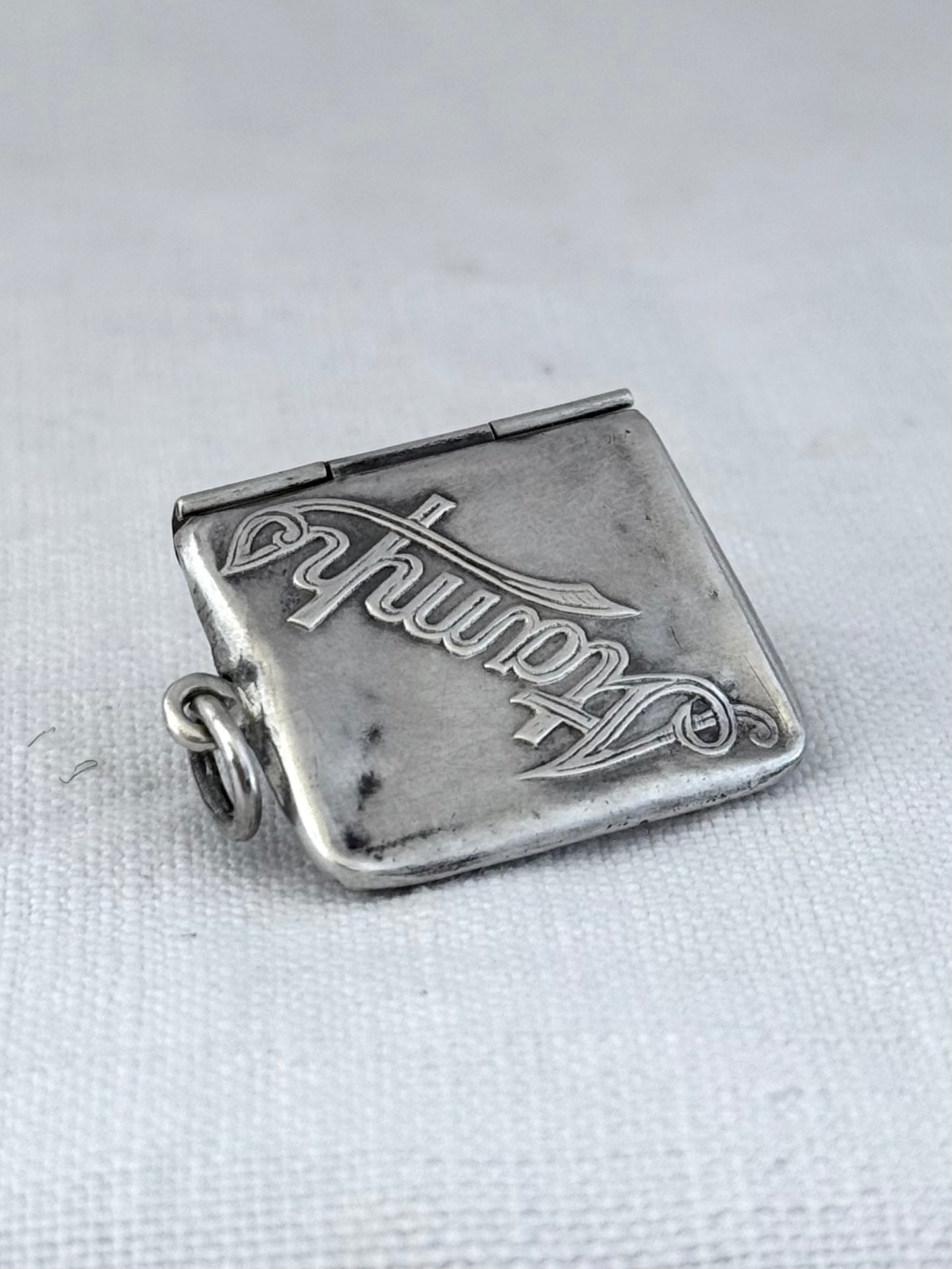 .1903 .925 antique Edwardian Chester hallmarked Chatelaine stamp envelope pendant