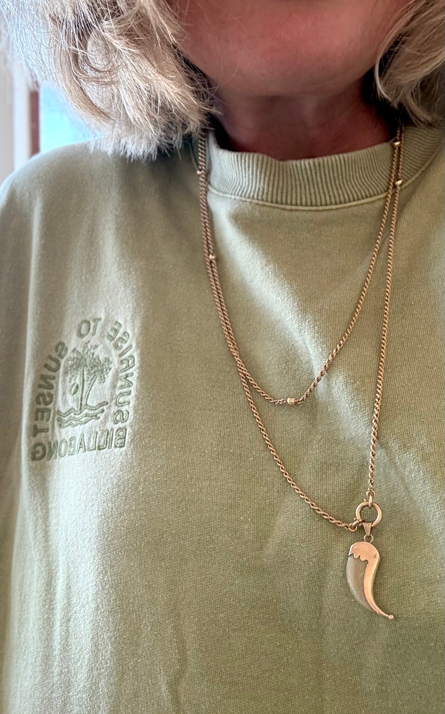 .1890s .1900s .375 .9ct gold well sized true Antique Rare Find Lion Claw Tiger claw lucky talisman heirloom collectors treasure pendant